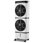Air Cooler Διπλο Λευκο-Μαυρο 7l 125w με Κοντρολ
