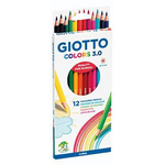 Ξυλομπογιες Giotto Colors 3.0 Blister 12 τμχ