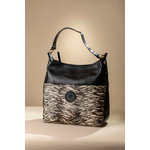 Shopping bag με Εξωτερική Θήκη με Φερμουάρ