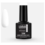 Lorin Gel Lacquer Ημιμόνιμο Βερνίκι 8ml - 336 Rubber Base Creamy White