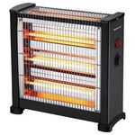 Θερμαστρα Χαλαζια 2800w Μαυρη 3face με Θερμοστατη