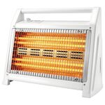 Θερμαστρα Χαλαζια 4 Λαμπες 1600w Λευκη