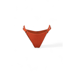 Μαγιό γυναικείο Capri Bikini Bottom - Orange Crinkle Πορτοκαλί