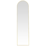 Καθρέπτης Plaza Pakoworld Αλουμίνιο σε Χρυσή Απόχρωση 40x28x150εκ