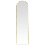 Καθρέπτης Plaza i Pakoworld Αλουμίνιο σε Χρυσή Απόχρωση 50x28x160εκ