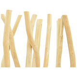 Διακοσμητικό Δαπέδου Jati Pakoworld Teak Ξύλο σε Φυσική Απόχρωση 60x20x190εκ