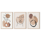 Πίνακας Grende  Pakoworld Τρίπτυχος με Ψηφιακή Εκτύπωση και Πλαίσιο 33x1.5x48εκ