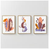 Πίνακας Viora Pakoworld Τρίπτυχος με Ψηφιακή Εκτύπωση και Πλαίσιο 33x1.5x48εκ