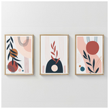 Πίνακας Caeris Pakoworld Τρίπτυχος με Ψηφιακή Εκτύπωση και Πλαίσιο 33x1.5x48εκ