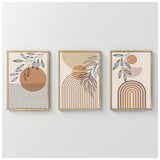 Πίνακας Zephra Pakoworld Τρίπτυχος με Ψηφιακή Εκτύπωση και Πλαίσιο 33x1.5x48εκ