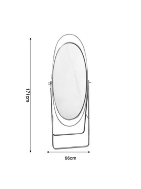 Καθρέπτης Erikson Inart Χρυσό Μέταλλο 66x39x171εκ