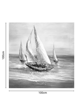 Πίνακας σε Καμβά Sailer Inart 100x3x100εκ