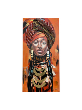 Πίνακας σε Καμβά Afro Inart 70x3x140εκ