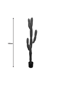 Διακοσμητικό Φυτό Cactus i σε Γλάστρα Inart Πράσινο pp Υ155εκ