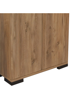 Ντουλάπι Yven Pakoworld oak Μελαμίνης 65x32x83εκ