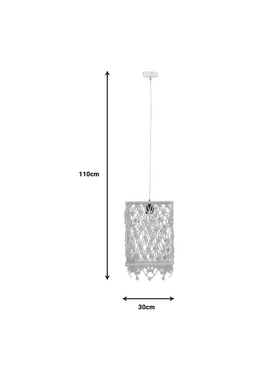 Φωτιστικό Οροφής Maton Inart e27 Φυσικό 30x22x110εκ