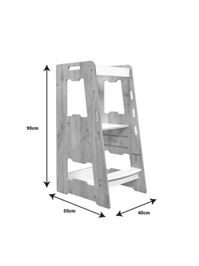 Πύργος Εκμάθησης Farsene Pakoworld Φυσικό-Λευκό mdf 40x50x90εκ