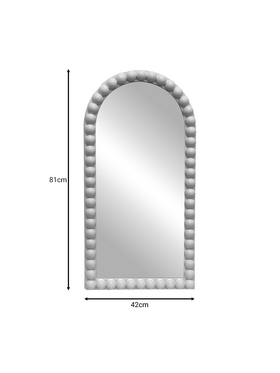 Καθρέπτης Pavloval Inart Λευκό pp 42x81x3.5εκ