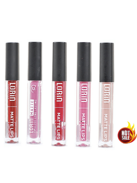 Lorin Hot Deal Set 5pcs Ανεξίτηλα Lipgloss Matte Mix Shades