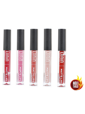 Lorin Hot Deal Set 5pcs Ανεξίτηλα Lipgloss Matte Mix Shades