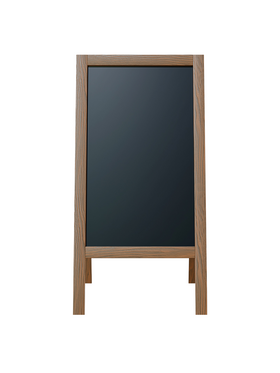 Stand Μενού Felex Pakoworld Καρυδί-Μαύρο 50x25x100εκ