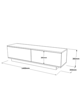 Έπιπλο Τηλεόρασης Zoeva Pakoworld Wenge 140x.35x38.2εκ