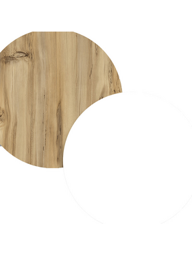 Τραπέζι Σαλονιού Thunder Pakoworld Sonoma-Λευκό 90x60x31.5εκ