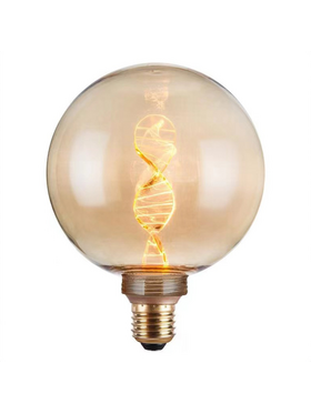 Λαμπτήρας led rn-dna G125 Bulb Pakoworld 3.5w e27 220-240v Amber