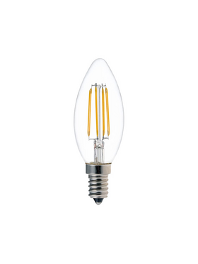 Λαμπτήρας led c35 Bulb Pakoworld 4w 3000k e14 Clear