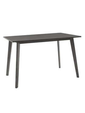 Tραπεζαρία Benson - Toto Pakoworld σετ 5τμχ Rustic Grey - Ύφασμα Γκρι 120x75x75εκ