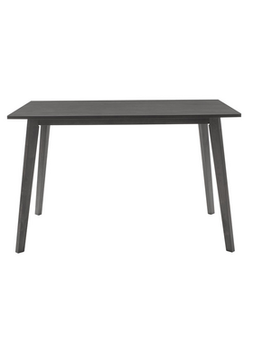 Tραπεζαρία Benson - Toto Pakoworld σετ 5τμχ Rustic Grey - Ύφασμα Γκρι 120x75x75εκ