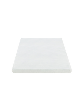 Ανώστρωμα Casmeriane Pakoworld Λευκό Ύφασμα-Memory Foam 90x190x5εκ