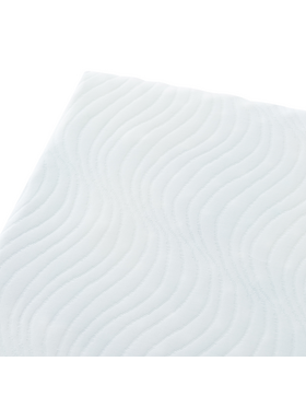 Ανώστρωμα Casmeriane Pakoworld Λευκό Ύφασμα-Memory Foam 90x190x5εκ