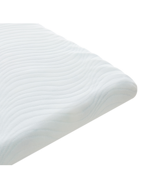 Ανώστρωμα Casmeriane Pakoworld Λευκό Ύφασμα-Memory Foam 90x190x5εκ