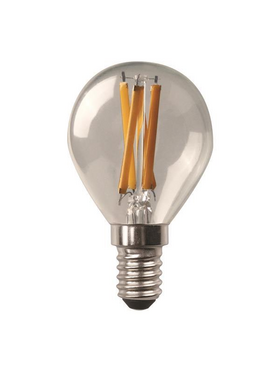 Λαμπα led Σφαιρικη Crossed Filament 4.2w e14 2700k 220-240v