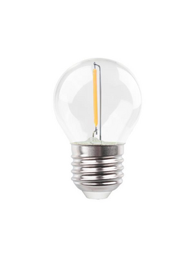 Λαμπα led Σφαιρικη Filament 1w e27 4000k 220-240v