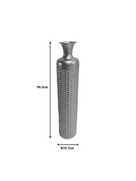 Διακοσμητικό Βάζο Perikl Inart Μέταλλο σε Χρυσή Απόχρωση Φ19.7x96.5εκ