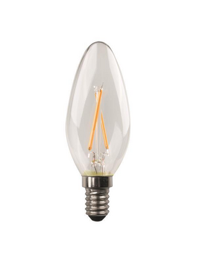 Λαμπα led Κερι Crossed Filament 2.5w e14 3000k 220-240v