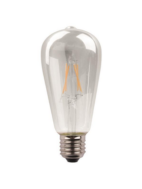 Λαμπα led St64 Crossed Filament 11w e27 6500k 220-240v Dimmable Clear