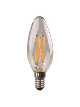 Λαμπα led Κερι Crossed Filament 4.2w e14 3000k 220-240v