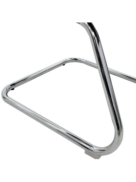 Καρέκλα Γραφείου Επισκέπτη Valter Pakoworld Μαύρο pu 55.5x48x88εκ
