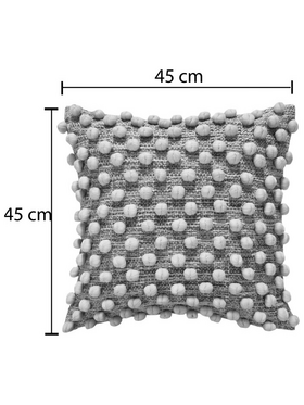 Μαξιλάρι Finne Inart Βαμβακερό σε Μπεζ Απόχρωση  45x45x2.5εκ Μαξιλάρι Finne Inart Βαμβακερό σε Μπεζ Απόχρωση  45x45x2.5εκ