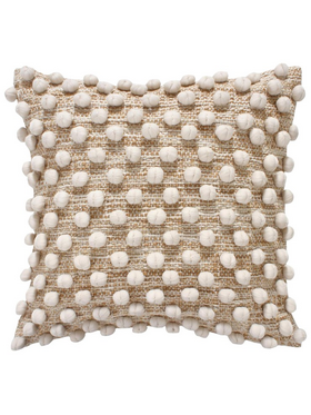 Μαξιλάρι Finne Inart Βαμβακερό σε Μπεζ Απόχρωση  45x45x2.5εκ Μαξιλάρι Finne Inart Βαμβακερό σε Μπεζ Απόχρωση  45x45x2.5εκ