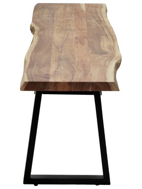 Παγκάκι Miles Slim Pakoworld  Μασίφ Ξύλο Ακακίας σε Φυσική Απόχρωση με Μαύρα Μεταλλικά Πόδια 160x40x45εκ Παγκάκι Miles Slim Pakoworld  Μασίφ Ξύλο Ακακίας σε Φυσική Απόχρωση με Μαύρα Μεταλλικά Πόδια 160x40x45εκ