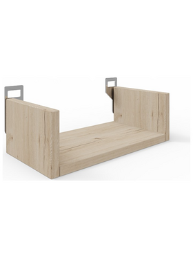 Ραφιέρα Τοίχου Derva Pakoworld σε oak Απόχρωση 30x15x10cm