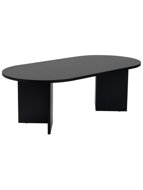 Τραπέζι Σαλονιού Tabletod Pakoworld σε Μαύρη Απόχρωση 119x60x40εκ