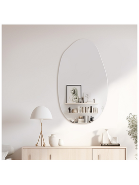 Καθρέπτης Frameless 2 Pakoworld Μαύρο 50x1.2x85εκ