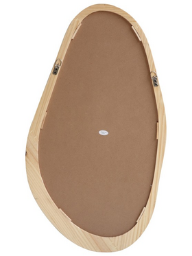 Καθρέπτης Οβάλ Baloa Pakoworld mdf σε Φυσική Απόχρωση 44x4x80εκ