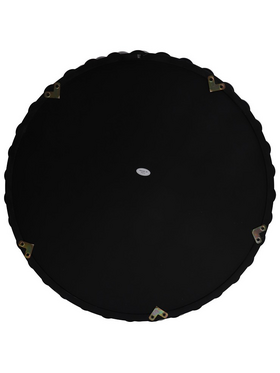 Καθρέπτης Specio Pakoworld Ξύλο σε Μαύρη Απόχρωση Φ60x4.5εκ