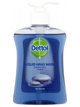 Dettol Liquid Hand Wash Anti-Bacterial Cleanse Sea Mineral 250ml